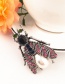 Exaggerated Multi-color Insect Shape Design Color Matching Brooch