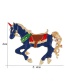 Elegant Multi-color Unicorn Shape Design Color Mathcing Brooch