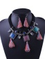 Elegant Multi-color Tassel&diamond Decorated Jewelry Sets