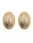 Fashion Gold Color Round&square Shape Decorated Earrings (6 Pcs )