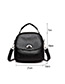 Fashion Brown Pure Color Decorated Backpack