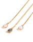 Fashion White Water Drop Shape Decorated Necklace