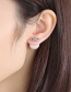 Fashion Light Pink+silver Color Bowknot Shape Decorated Earrings