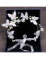 Fashion White Butterfly&flower Shape Decorated Hair Accessories