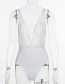 Fashion White V Neckline Design Jumpsuit