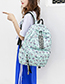 Fashion Blue Flamingo Pattern Decorated Backpack