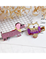 Fashion Purple Dog Shape Decorated Hair Clip