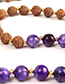Trendy Orange Beads Decorated Long Tassel Necklace