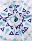 Fashion Blue Unicorn Pattern Decorated Round Shape Beach Towel