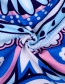 Fashion Blue Unicorn Pattern Decorated Tassel Beach Towel