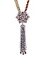 Fashion Multi-color Tassel Pendant Decorated Long Necklace