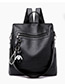 Elegant Black Pure Color Design Leisure Travel Bag