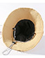 Trendy Black Pure Color Design Foldable Sunscreen Hat