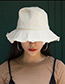 Trendy Khaki Pure Color Design Foldable Sunscreen Hat
