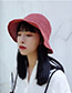 Trendy Black Knitted Design Pure Color Sunscreen Hat