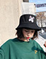 Fashion Black Hamburger Pattern Decorated Sunshade Cap