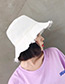 Fashion Beige Pure Color Design Leisure Fisherman Hat
