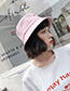 Fashion Beige Strawberry Pattern Decorated Sunscreen Hat