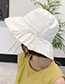 Fashion Black Bandage Design Pure Color Foldable Hat
