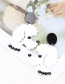 Elegant White Ice Cream Shape Decorated Earrings