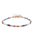 Fashion Multi-color Beads Decorated Color Matching Bracelet