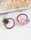 Lovely Pink+red Flower&leaf Decorated Child Hair Band(1pc)