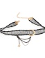 Fashion Gold Color Moon&chains Decorated Width Choker