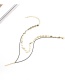 Fashion Gold Color Vertical Shape Pendant Decorated Necklace