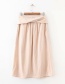 Fashion Gray Stripe Pattern Design A-line Skirt