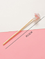 Sweet Brown Pearl&star Shape Decorated Hairpin