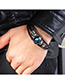Fashion Black+blue Aquarius Pattern Decorated Noctilucent Bracelet