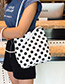 Fashion White Dots Pattern Decorated Bag