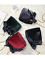 Fashion Claret Red Bowknot Shape Decorated Bag