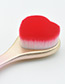Fashion White Heart Shape Decorated Washing Brush