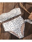 Sexy White Dots Pattern Decorated Swimwear(2pcs)