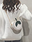 Fashion White Heart Shape Decorated Bag