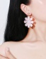 Fashion Pink Irregular Shape Decorated Earrings
