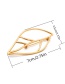 Fashion Gold Color Pure Color Decorated Brooch