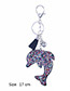 Fashion Blue Dolphin Shape Decorated Pendant