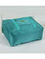 Fashion Navy Pure Color Decorated Storage Bag
