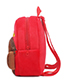 Fashion Red+brown Monkey Shape Decorated Bag