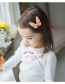 Fashion Purple Butterfly Shape Decorated Hair Clip