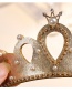 Fashion Gray Crown Shape Decorated Hair Accessories