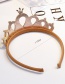 Fashion Gold Color Crown Shape Decorated Hair Accessories