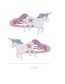 Fashion Purple Butterfly Shape Decorated Hair Clip (2 Pcs)