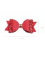 Fashion Red Bowknot Shape Decorated Hair Clip