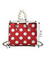 Fashion Red Spot Pattern Decorated Shouder Bag