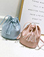 Fashion Light Gray Tassel Decorated Pure Color Shoulder Bag