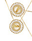 Fashion Gold Color Letter Shape Decorated Necklace