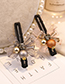 Fashion Black Diamond&pearl Decorated Hair Clip